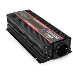 Инвертор напряжения KY-M6000, 850W, 12/220V, Line-Interactive, LCD, 1 Shuko, 2 USB выход, прикуриватель, Box, Q20