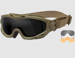 Захисні балістичні окуляри Wiley X SPEAR Dua (Сірі/Прозорі/Помаранчеві лінзи)