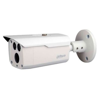 Відеокамера Dahua DH-HAC-HFW1220DP (6 мм), Білий, Dahua, 6 мм, 2 мп, HD-CVI, 80 метрів, Алюміній, Немає