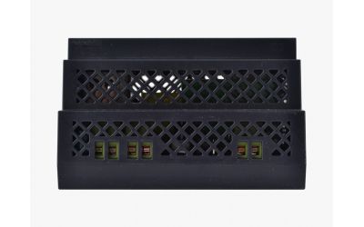 Импульсный блок питания 12В/5А на DIN-рейку FoxGate UPS-1205-01-DIN (60Вт), 5А, Пластик, В боксе