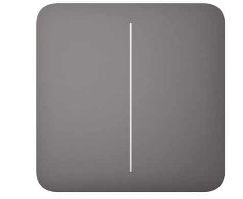 Вимикач Ajax LightSwitch 2-клавішний Grey