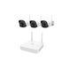Бездротовий комплект відеоспостереження UNIVIEW KIT / NVR301-04LB-W / 3 * 2122SR3-F40W-D, 3 камери, Бездротовий, Вулична, Ip, 2 Мп