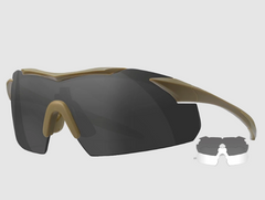 Захисні балістичні окуляри Wiley X VAPOR 2.5 (Сірі/Прозорі лінзи)