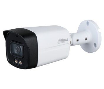 DH-HAC-HFW1509TLMP-A-LED 5Мп HDCVI відеокамера Dahua з підсвічуванням, Dahua, 3.6 мм, 5 Мп, HD-CVI, 40 метрів, Метал+Пластик, Вбудований мікрофон