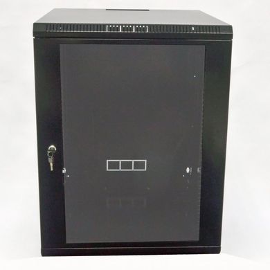 Шкаф 19", 15U, 600х700х773мм (Ш*Г*В), акриловое стекло, black UA-MGSWA157B