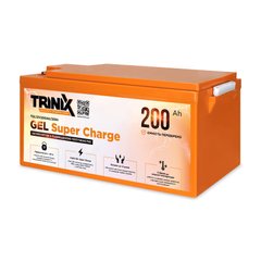 Аккумуляторная батарея TGL12V200Ah/20Hr TRINIX GEL Super Charge