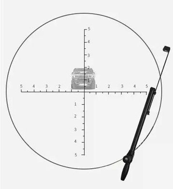 Труба розвідника Periscope з координатною сіткою 5x20 Recticle