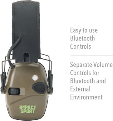 Активные наушники Impact Sport Bluetooth OD green ‎R-02548OD