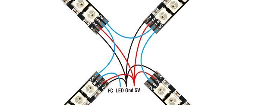 Світлодіодне підсвічування Matek 2812 LED STRIP