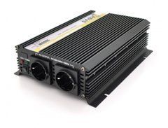 Инвертор напряжения ORBUS ORMS24-1800 (1800Вт), 24/220V, approximated, 2 Shuko, клемные провода, 5 предохранителей, Box.Q20