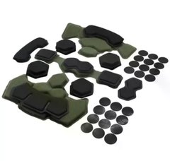 Противоударные мягкие подушки с эффектом памяти для шлема (каски) FAST Mich GEN4 Olive