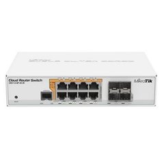 8-портовый управляемый PoE коммутатор CRS112-8P-4S-IN, 5-8 портов, 8 портов, 4 порта, RouterOS L5, Управление L3