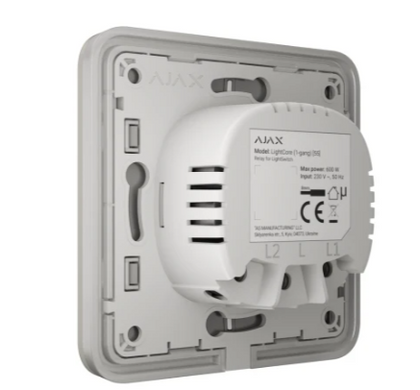 Вимикач Ajax LightSwitch 2-клавішний Oyster