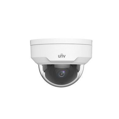КОМПЛЕКТ IP ВИДЕОНАБЛЮДЕНИЯ UNIVIEW 1DOME 2MEGA, 1 камера, Проводной, Внутреняя, Ip, 2 Мп