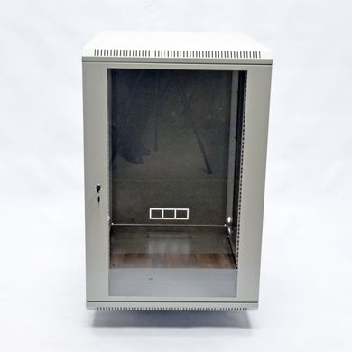 Шкаф 19", 18U, 600х800х907мм (Ш*Г*В), акриловое стекло, grey UA-MGSWA188G