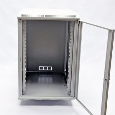 Шкаф 19", 18U, 600х800х907мм (Ш*Г*В), акриловое стекло, grey UA-MGSWA188G
