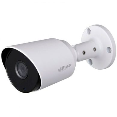 Відеокамера Dahua DH-HAC-HFW1400TP (2.8 мм), Білий, Dahua, 2.8 мм, 4 мп, HD-CVI, 30 метрів, Алюміній, Немає