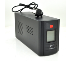 ДБЖ Ritar RTM800 (480W) Proxima-D, LCD, AVR, 2st, 2xSCHUKO socket, 1x12V9Ah, metal Case (325х100х150) - Q4, 480 Вт, 800 Ва, Аппроксимірована синусоїда, Лінійно-інтерактивний, Вбудована