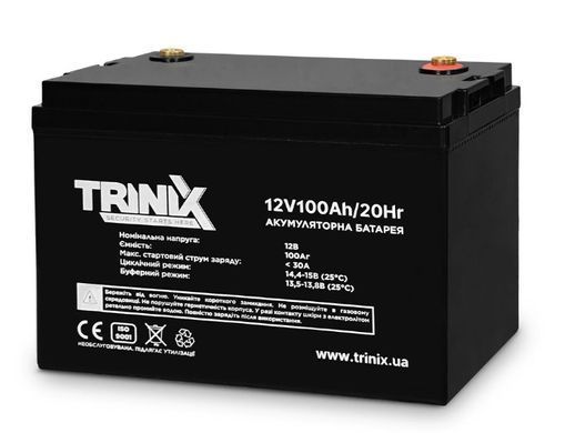 Комплект резервного питания: инвертор Kraft KRF-AVR1200VA/1КW-12V + аккумулятор Trinix 100 Ач AGM