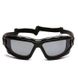 Тактичні окуляри з ущільнювачем Pyramex i-Force Slim (Anti-Fog) (gray) сірі