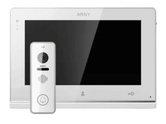 Комплект відеодомофону ARNY AVD-7132 Білий Сірий