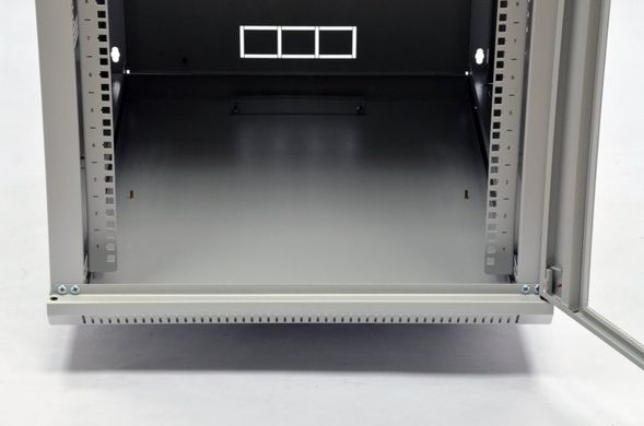 Шкаф 19", 21U, 600х600х1040мм (Ш*Г*В), акриловое стекло, grey UA-MGSWA216G