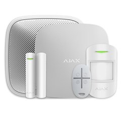 Стартовий комплект системи безпеки Ajax StarterKit Білий + Сирена Ajax StreetSiren, Білий