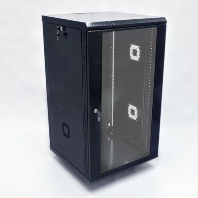Шкаф 19", 21U, 600х600х1040мм (Ш*Г*В), акриловое стекло, black