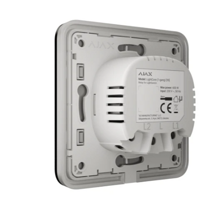 Вимикач Ajax LightSwitch прохідний Black