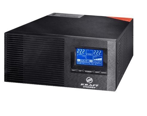 Комплект резервного живлення: інвертор Kraft KRF-AVR600VA/500W-12V + акумулятор Trinix 100 Аг AGM