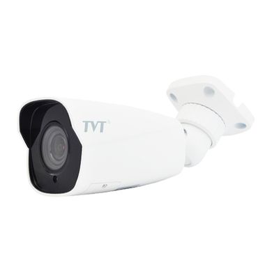 2MP IP відеокамера TVT Digital TD-9422S3, Білий, 2.8-12 мм, Циліндр, Варіофокальний, 2 Мп, 40 метрів, Підтримка microSD, PoE, Вхід аудіо, Вулиця