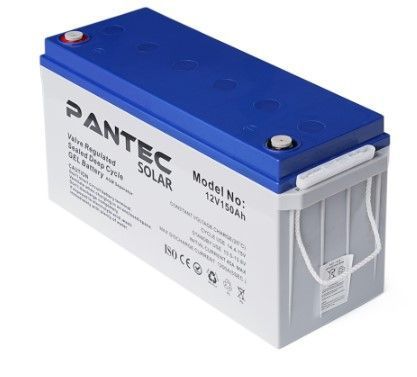 Акумуляторна батарея PANTEC 150-12 GEL 12V 150 Ah (483 x 170 x 238), 43.6 kg Grey Q1/48