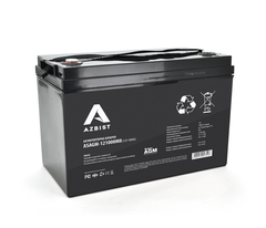 Аккумулятор AZBIST Super AGM ASAGM-121000M8, Black Case, 12V 100.0Ah ( 329 x 172 x 215 ) Q1