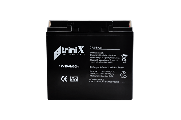 Акумуляторна батарея свинцево-кислотна TRINIX Super Charge 18 Ah 12V