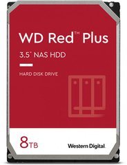 Жесткий диск Western Digital Red Plus 8TB 7200rpm 256МB WD80EFBX 3.5 SATA III, 8ТБ