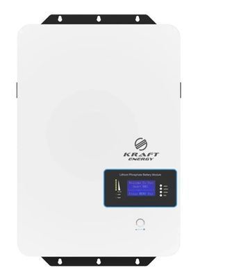 Комплект резервного питания: гибридный инвертор на 6kW Kraft + АКБ 48В 10240Втч Kraft KRF-48/200BWM LiFePO4