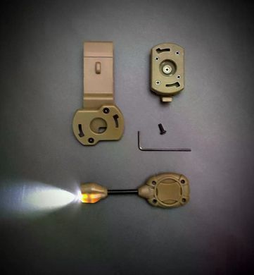 Тактичний ліхтарик для шолома Night Evolution MPLS2 Tan