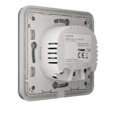 Выключатель Ajax LightSwitch проходной Graphite