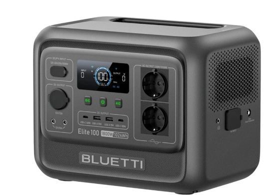 Зарядна станція Bluetti Elite 100 V2, 1800 Вт, 1024 Вт*год (електростанція для дому, UPS, ДБЖ) EU