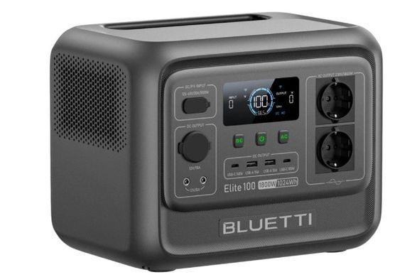 Зарядна станція Bluetti Elite 100 V2, 1800 Вт, 1024 Вт*год (електростанція для дому, UPS, ДБЖ) EU