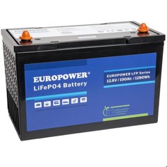 Аккумулятор LiFePO4 100Ач/12.8В LFP 100-12.8 EUROPOWER