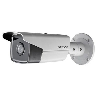 Ip відеокамера Hikvision DS-2CD2T45FWD-I8 (2.8 мм), Білий, 2.8 мм, Циліндр, Фіксований, 4 Мп, 80 метрів, Підтримка microSD, Вулиця