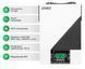 Автономний інвертор для сонячних панелей 4.2kW Sako SUNON IV 4.2KW/24V +120A MPPT, Off grid