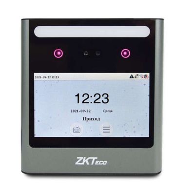 Біометричний термінал розпізнавання облич зі зчитувачем карт Mifare з Wi-Fi ZKTeco EFace10 WiFi [MF]