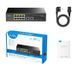 PoE-коммутатор 12-портовый неуправляемый Cudy GS1010PS2 гигабитный с 8 портами PoE+, 120W
