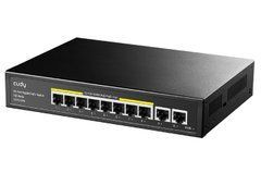 PoE-коммутатор 10-портовый неуправляемый Cudy GS1010PE 8 портов PoE+ гигабитный 120W