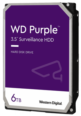 Жесткий диск Western Digital Purple 6TB WD62PURZ, 6ТБ