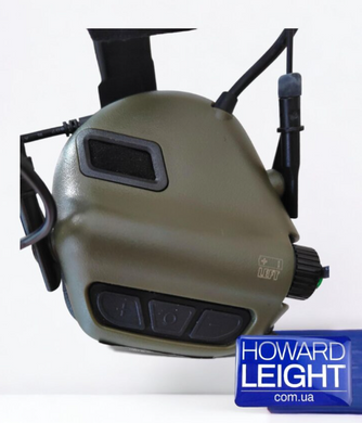 Активные защитные наушники Earmor M32 MARK3 (FG) Olive Mil-Std
