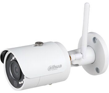 IP відеокамера Dahua DH-IPC-HFW1235SP-W-S2 (2.8 ММ), 2.8 мм, Корпус, Фіксований, 2 Мп, 30 метрів, Підтримка microSD, PoE, Перетин лінії, Вторгнення в область, Вулиця, Приміщення