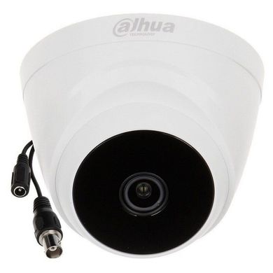 Видеокамера Dahua DH-HAC-T1A11P, Белый, Dahua, 2.8 мм, 1 мп, HD-CVI, 20 метров, Пластик, Нет